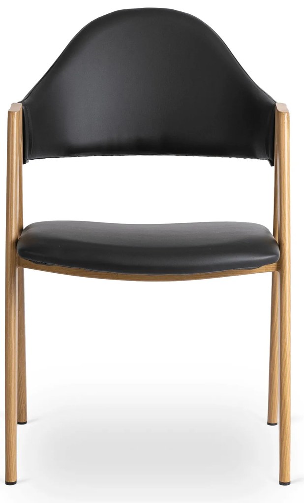 PROXIMA.store - Čalúnená jedálenska stolička WILLY FARBA: čierna