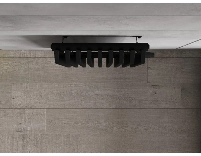 Mexen Aurora, vykurovacie teleso 1200x450 mm, 917 W, čierna, W212-1200-450-00-70