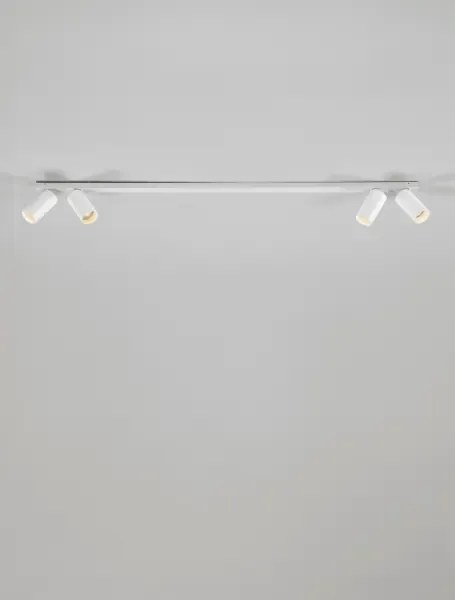 Minimalistické bodové svietidlo Oso 4 Biela