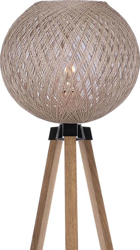 Stojaca lampa Joshua hnedá