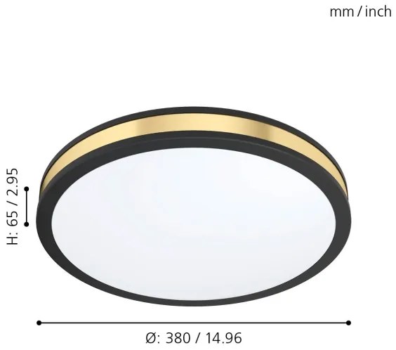 Eglo 99407 - LED Stropné svietidlo PESCAITO LED/24W/230V