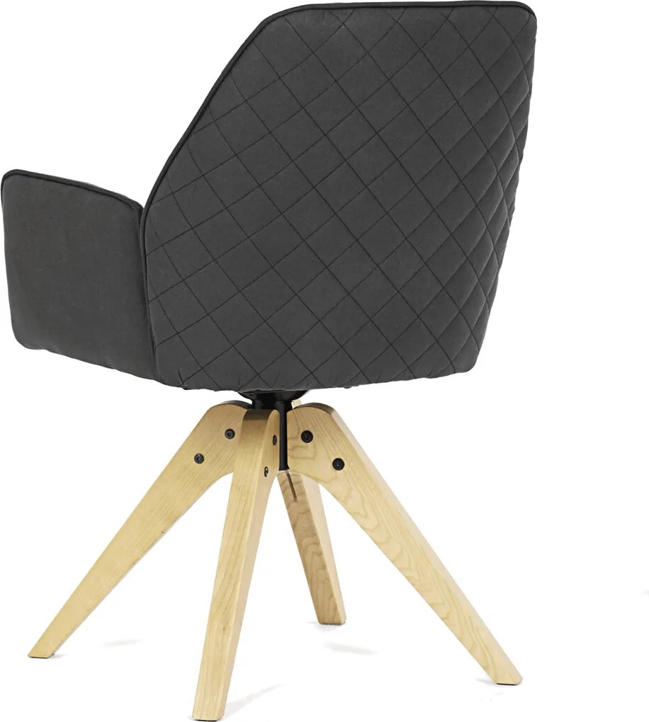 Jedálenské kreslo HC-539 BK3 Farba: Čierna