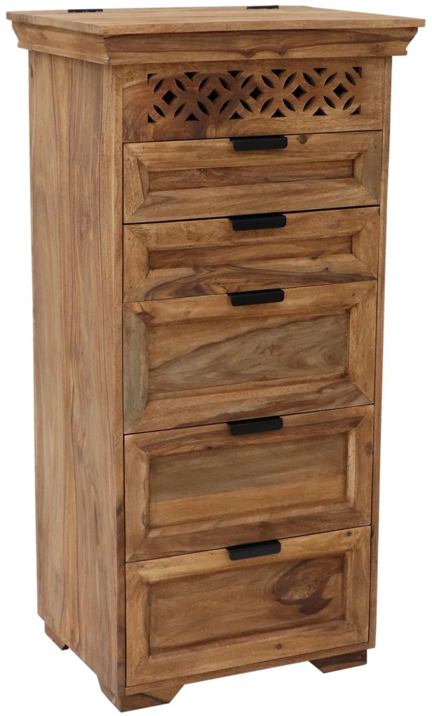 furniture-nabytek.cz - Komoda z masívneho palisandrového dreva 60x45x120
