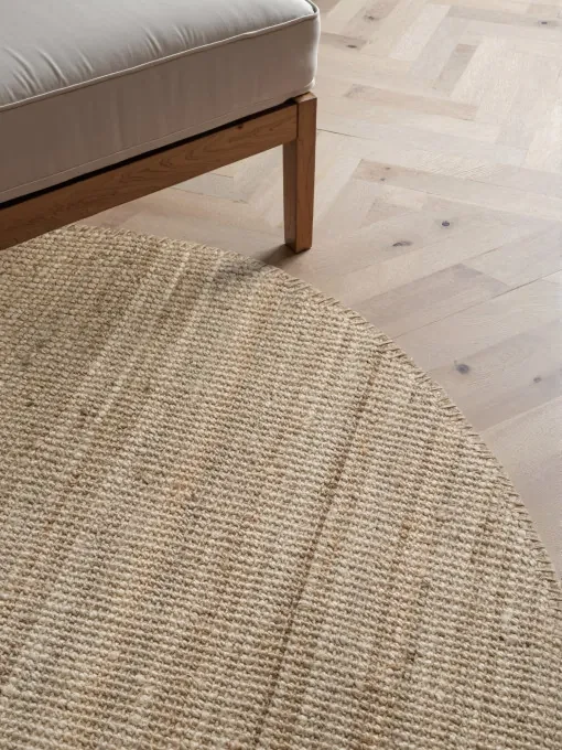 Koberec Hanse Home Bouclé Jaipur naturálny / sivý / hnedý kruh