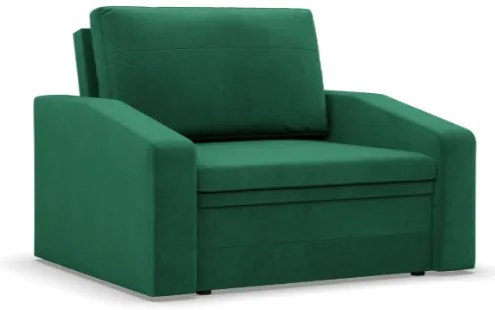 Kreslo ORBIT Kronos rozkladacie, fľaškovo zelené