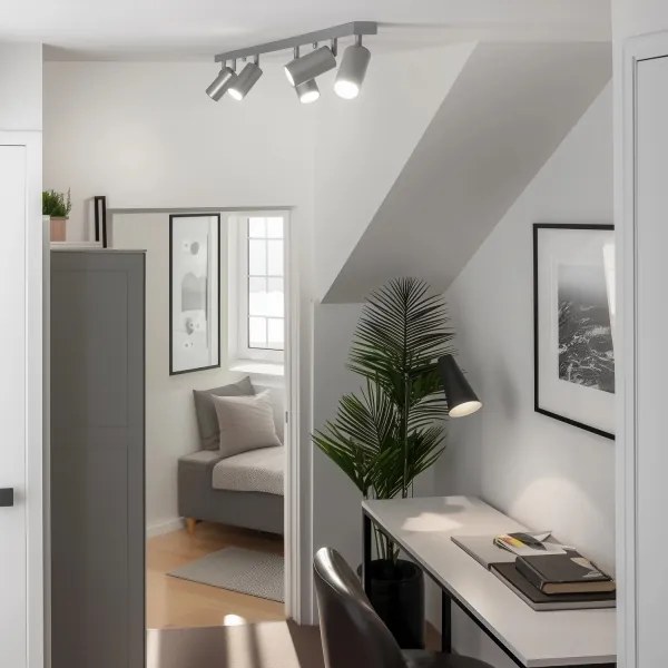 Brilagi - Kúpeľňové bodové svietidlo SELE 6xGU10/30W/230V IP44 strieborná