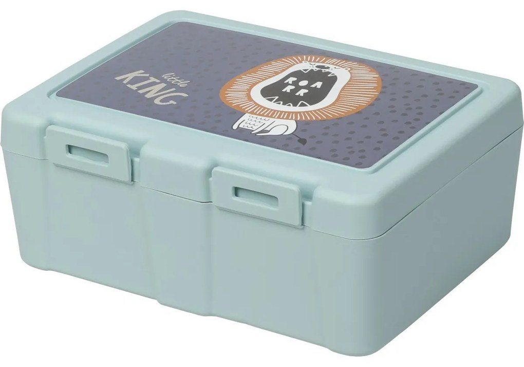 Hatu Plastový desiatový box Lev, 18 x 7,5 x 13,5 cm