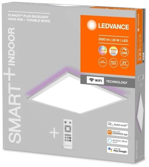 Ledvance - LED RGBW Stmievateľný panel SMART+ PLANON LED/28W/230V Wi-Fi + DO