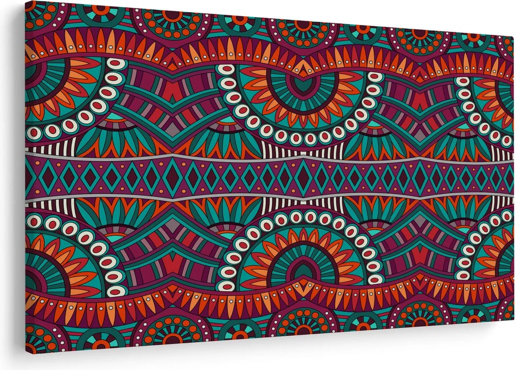 Obraz ornamentálne abstrakcie (90x60 cm)