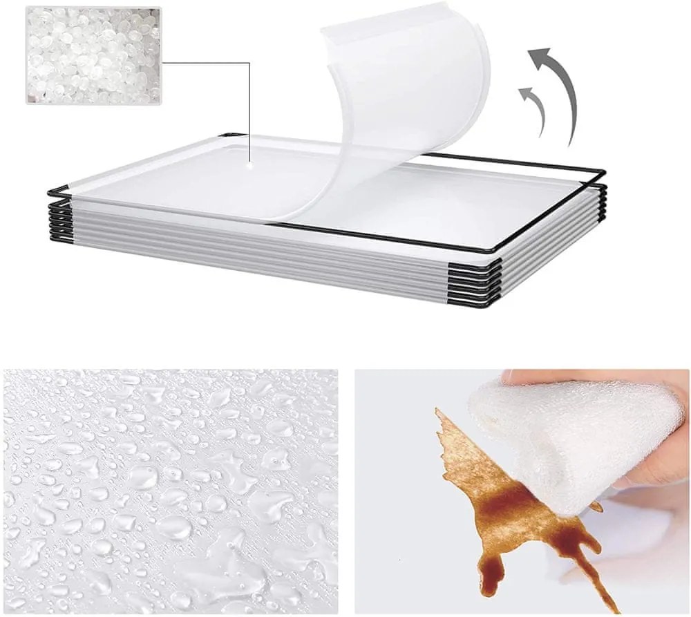 Ohrádka pre malé zvieratá z priehľadného plastu BEN, 143x71x47cm, transparentná SongmicsHome