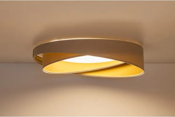 LED stmievateľné stropné svietidlo SM. GALAXY M. LED/24W/230V pr. 55 cm béžová/zlatá + DO