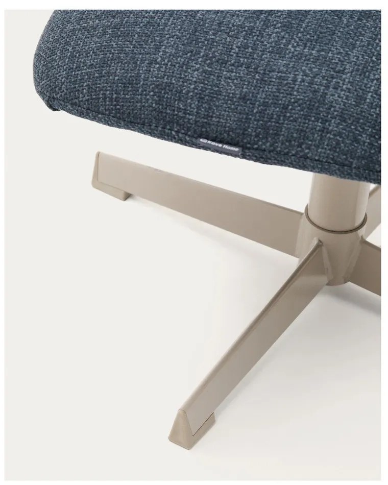 Podnožka sivomodrá Jaspe – Kave Home