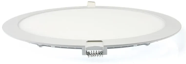 BERGE LED panel kruhový - 300x300x17mm vstavaný - 24W - 230V - 1900Lm - teplá biela