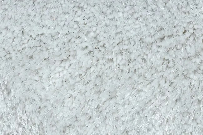 Kúpeľňový koberček SYNERGY glamour / lurex, biely