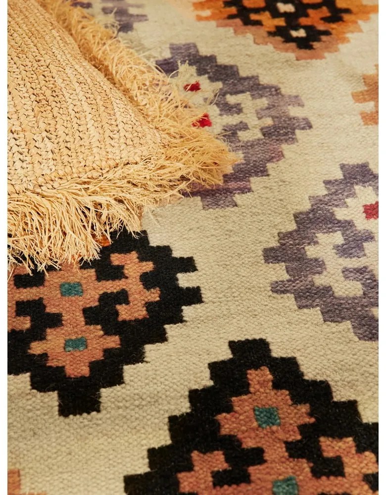 Červený obojstranný ručne tkaný vlnený koberec 160x230 cm Kamal Kian – Nouristan