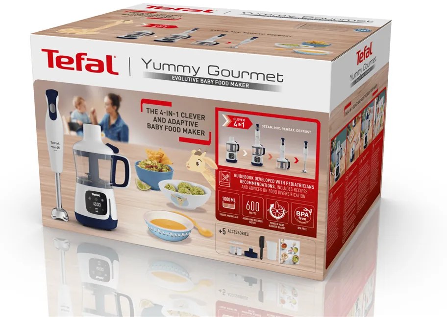 Multifunkčný mixér Tefal Yummy Gourmet HB55W430