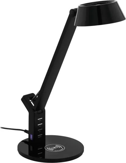 Eglo 99832 - stmievateľná dotyková LED stolná lampa BANDERALO LED/4,8W/230V čierna