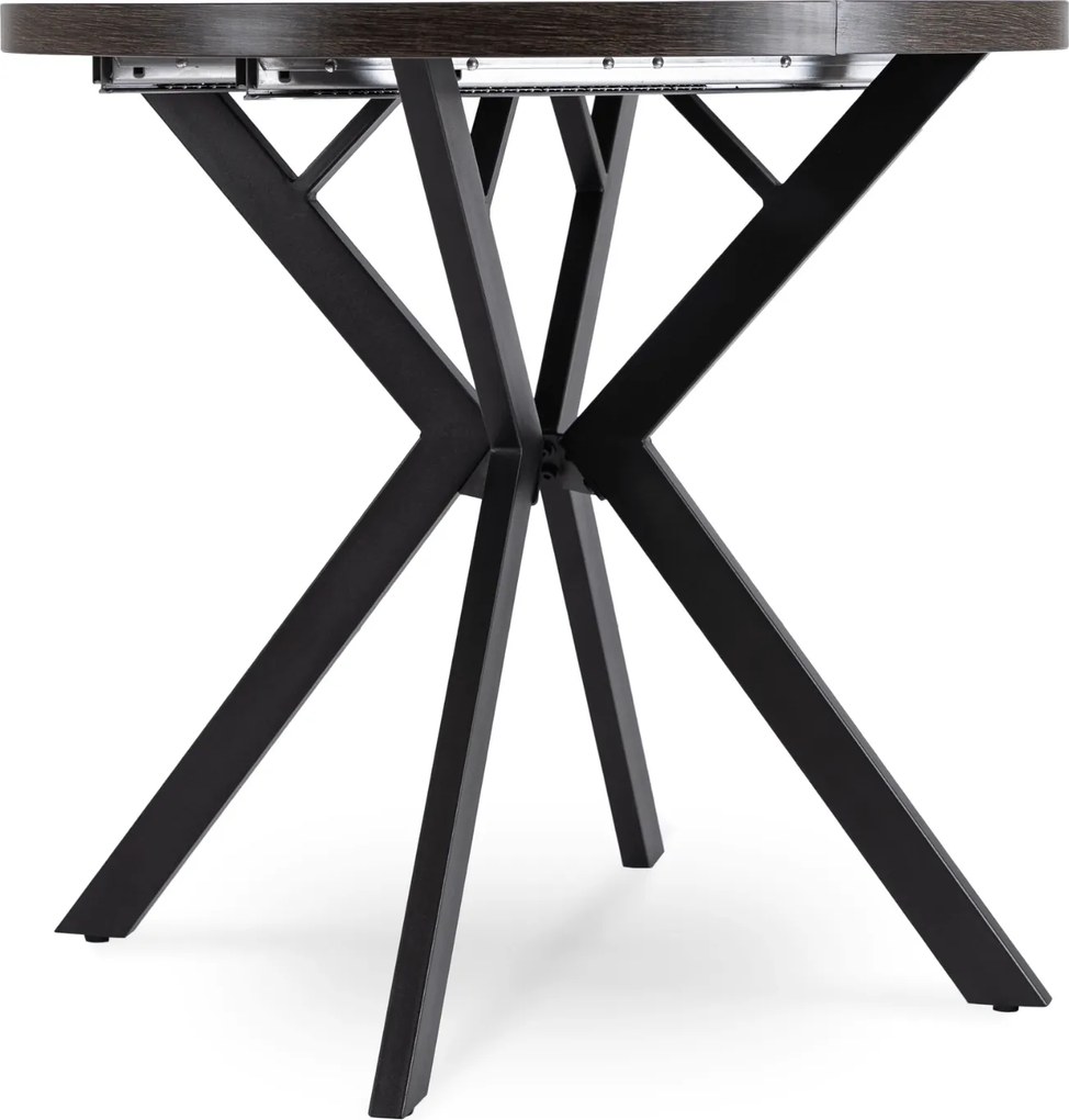 PROXIMA.store - Okrúhly rozkladací stôl DORIAN FARBA: biela, FARBA NÔH: biela