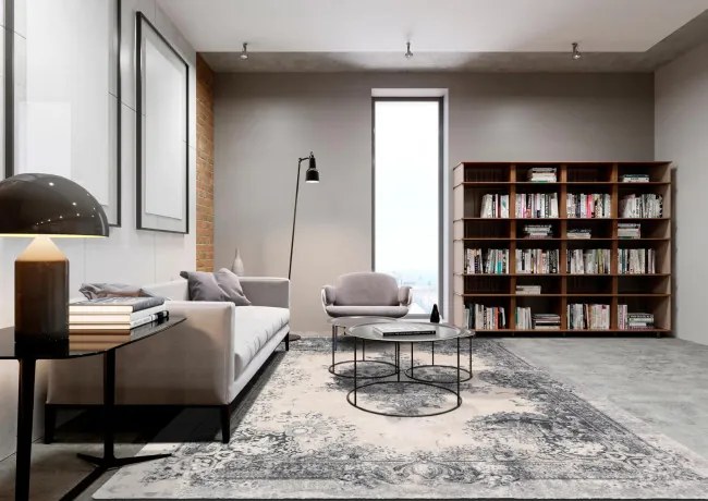 Koberec Agnella Agnus Meri sivý