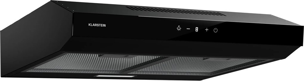 Klarstein Contempo Neo, digestor, podskrinkový, recirkulácia, 175 m³/h, SenseControl, integrované dotykové ovládanie, nehrdzavejúca oceľ / akrylátové sklo