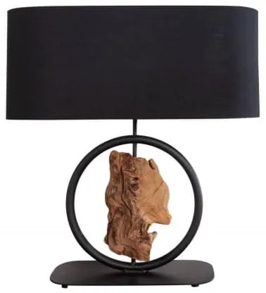 Čierna stolová lampa Elements 55cm »