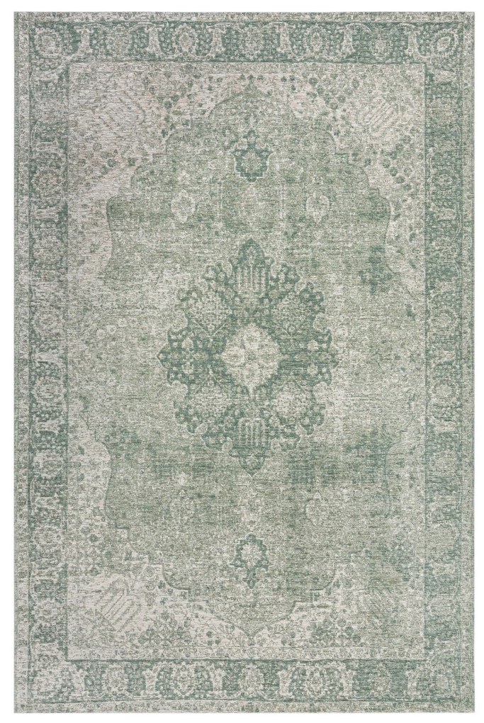 Flair Rugs, Kusový koberec Manhattan Antique Green, 155x230, zelená, obývacia izba