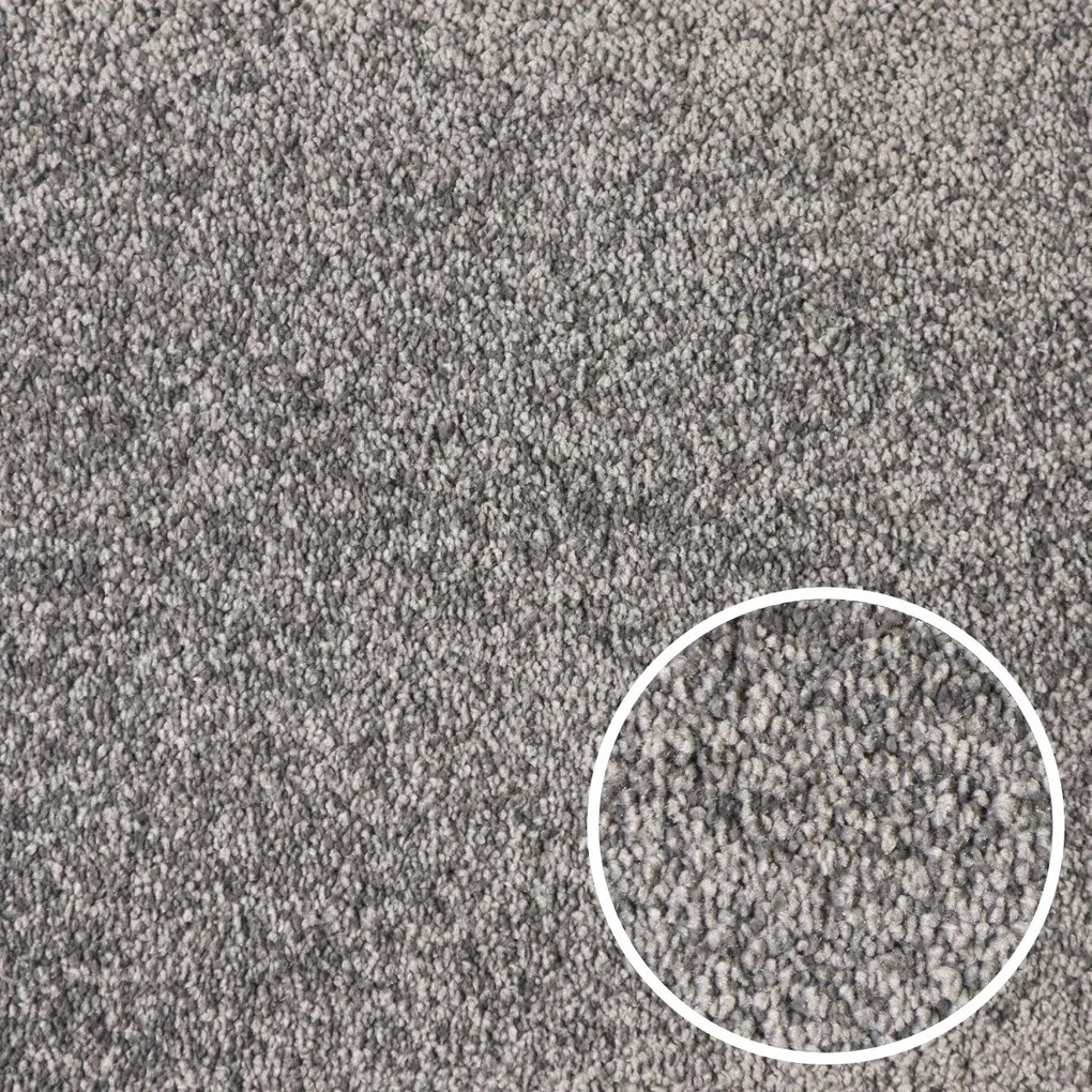 Metrážny koberec Liliana 7635, na mieru, šíře 4m,5m, šedá, ab (mriežka), detská izba, ITC