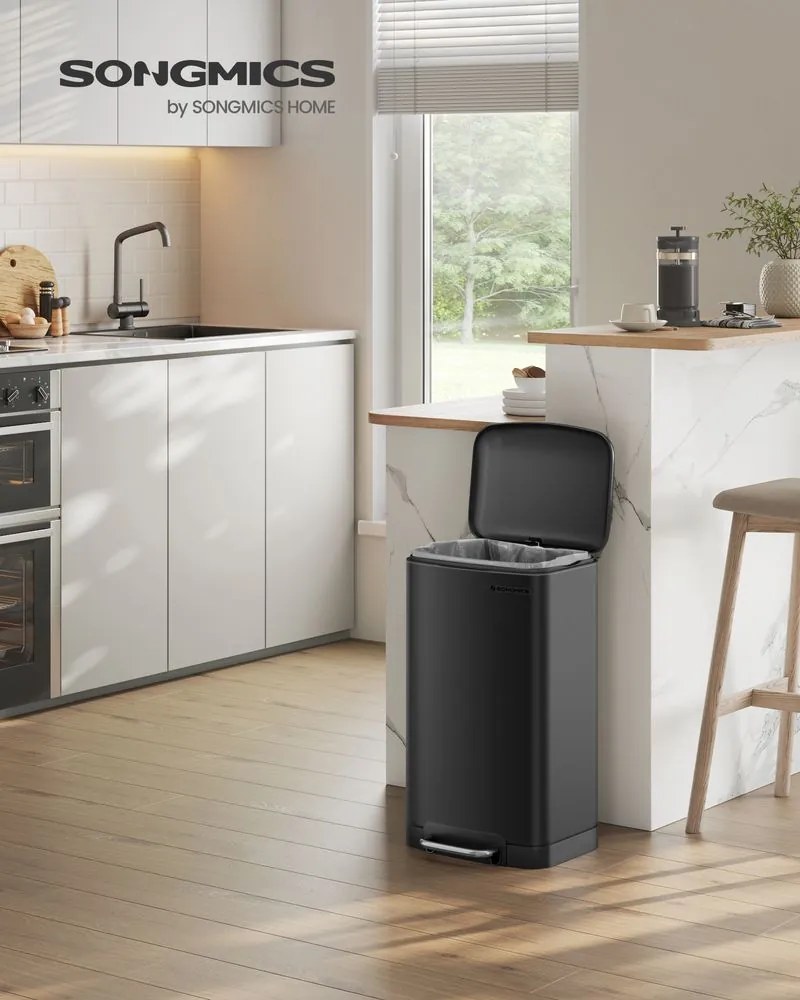 Odpadkový kôš 30 l SONGMICS LTB01BK
