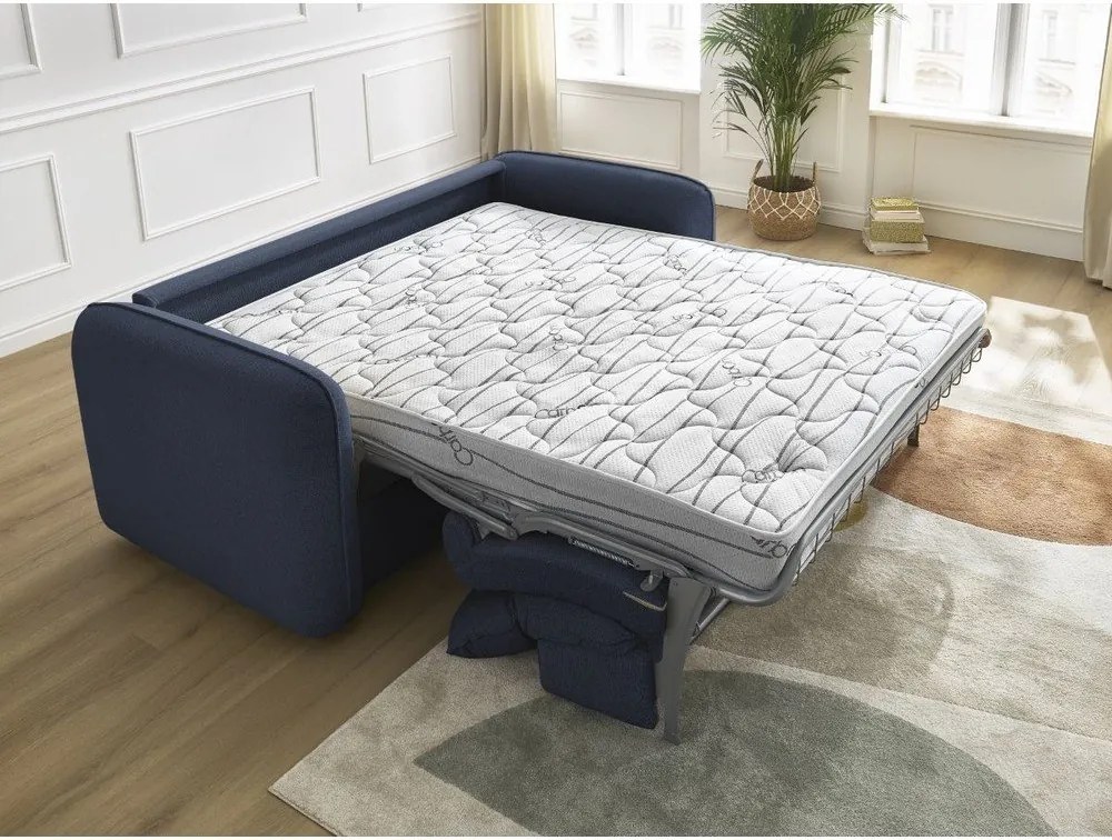 Tmavomodrá pohovka 236 cm Achille – Bobochic Paris