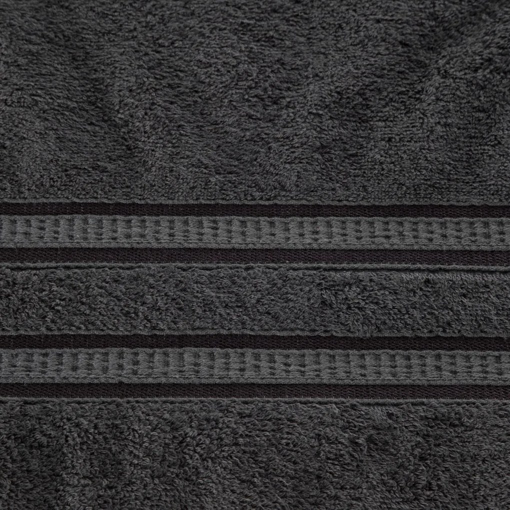 BAMBUSOVÝ UTERÁK MILA14 70X140 CM GRAFITOVÁ