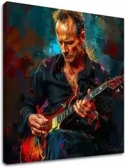 Obraz Sting - Kráľ Grammy | 100% originál domaľovaný akrylom