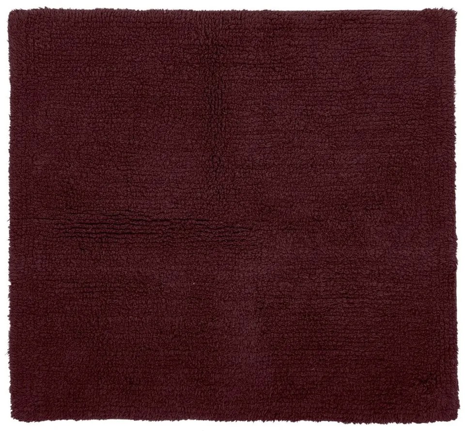 Vínovočervená kúpeľňová predložka 60x60 cm Riva - Tiseco Home Studio