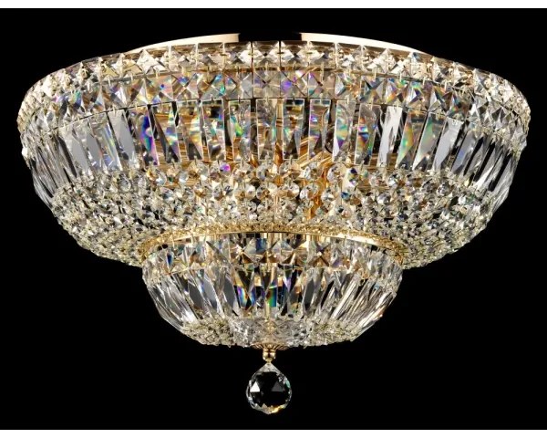 Maytoni DIA100-CL-12-G - Stropné svietidlo BASFOR 12xE14/60W/230V zlatá