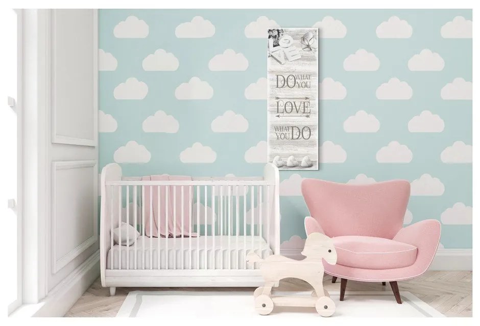 Obraz Styler Canvas Shabby Do What, 27 × 75 cm