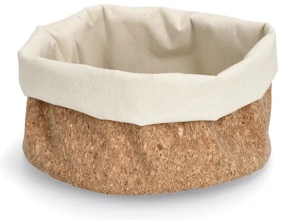 Zeller Present Súprava 3 úložných KORKOVÝCH košíkov / vreciek na pečivo alebo zeleninu