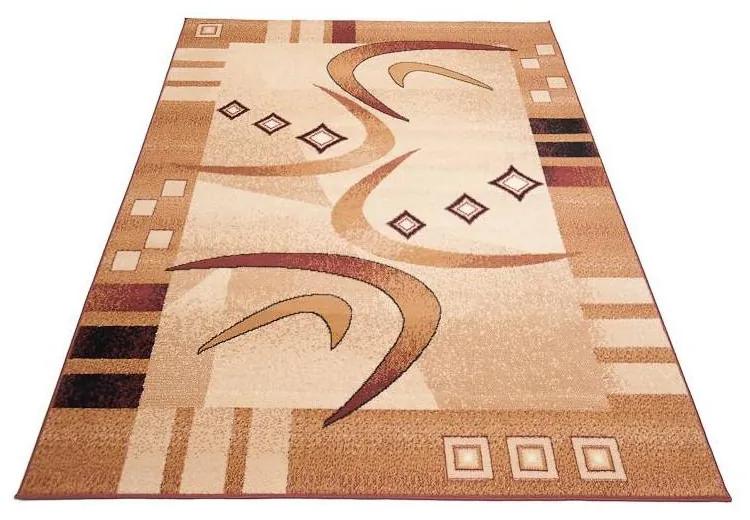 Kusový koberec PP Jorika béžový 100x200cm