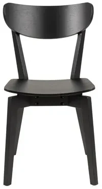 Čierna stolička v retro štýle BLACKY