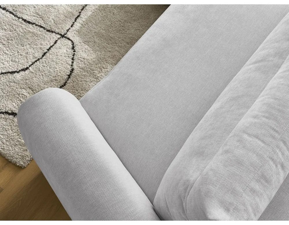 Svetlosivá rohová pohovka Aden – Bobochic Paris