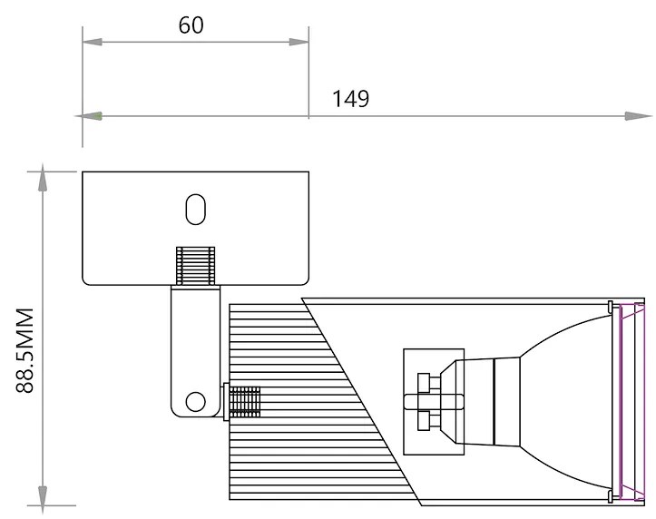 Bodové svietidlo Neo, 1x čierne/zlaté kovové tienidlo, b