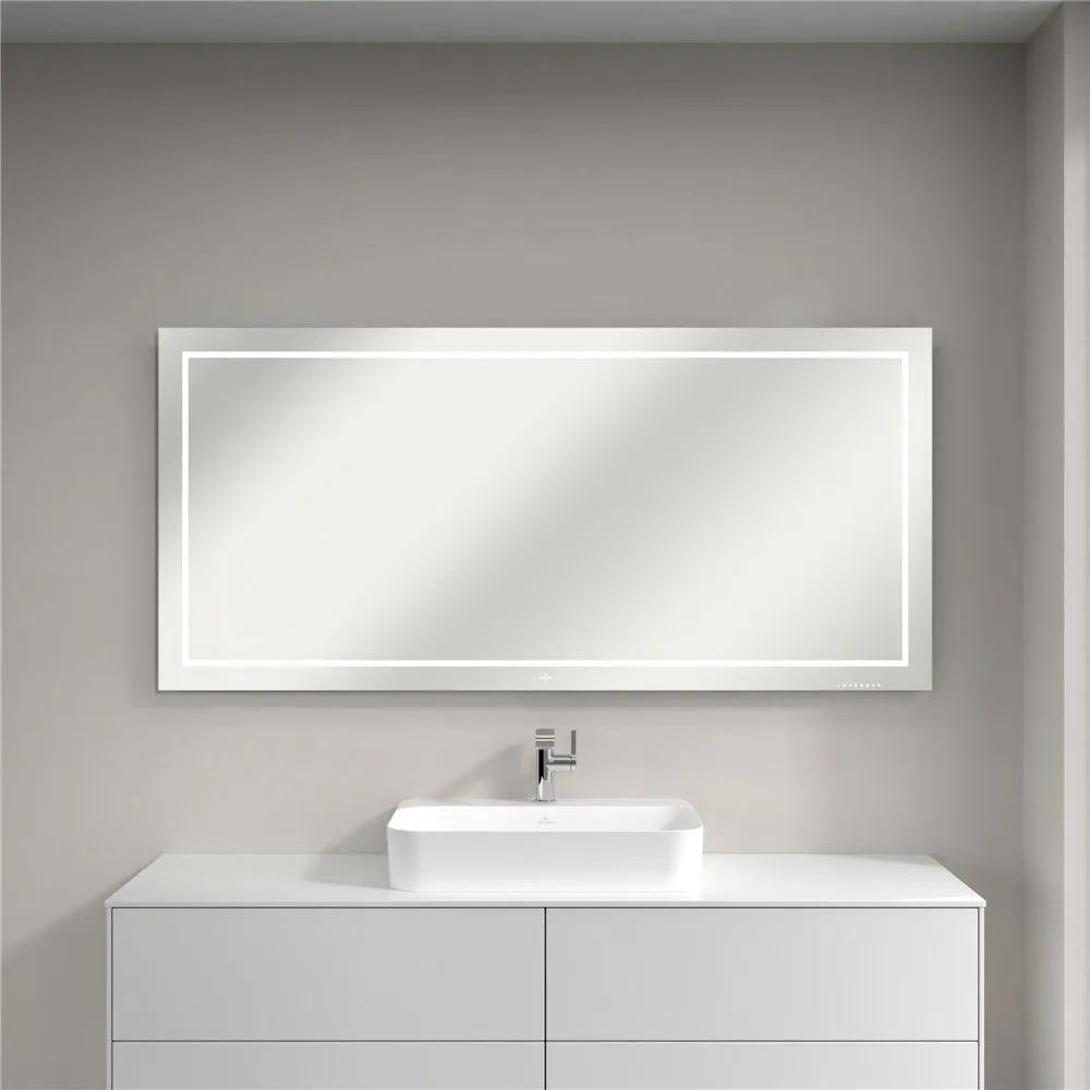 VILLEROY &amp; BOCH Finion zrkadlo s LED osvetlením, 1600 x 45 x 750 mm, F6001600