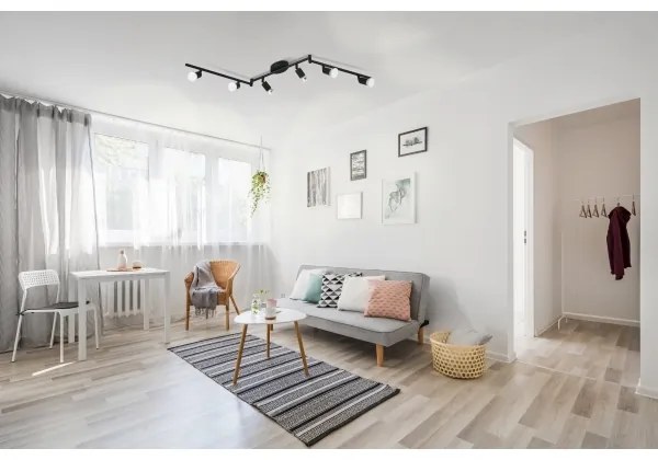 Eglo 32433 - LED Bodové svietidlo BUZZ-LED 6xGU10/2,8W/230V 3000K čierna