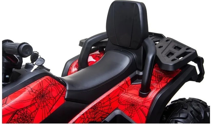 LEAN CARS Elektrická štvorkolka XMX607 červená lakovaná Spider