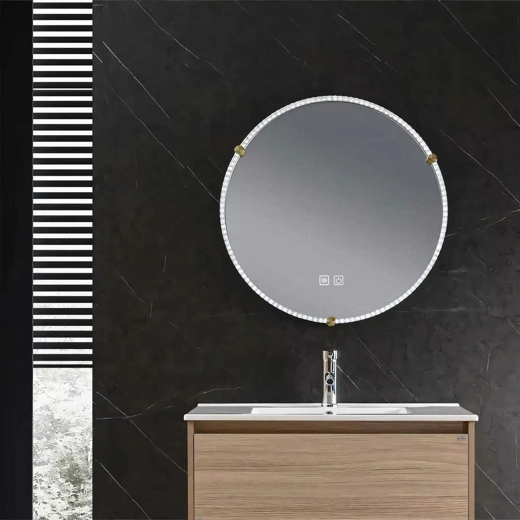 Tutumi Tutumi, LED zrkadlo 60cm, model 106, predné osvetlenie, HOM-02699