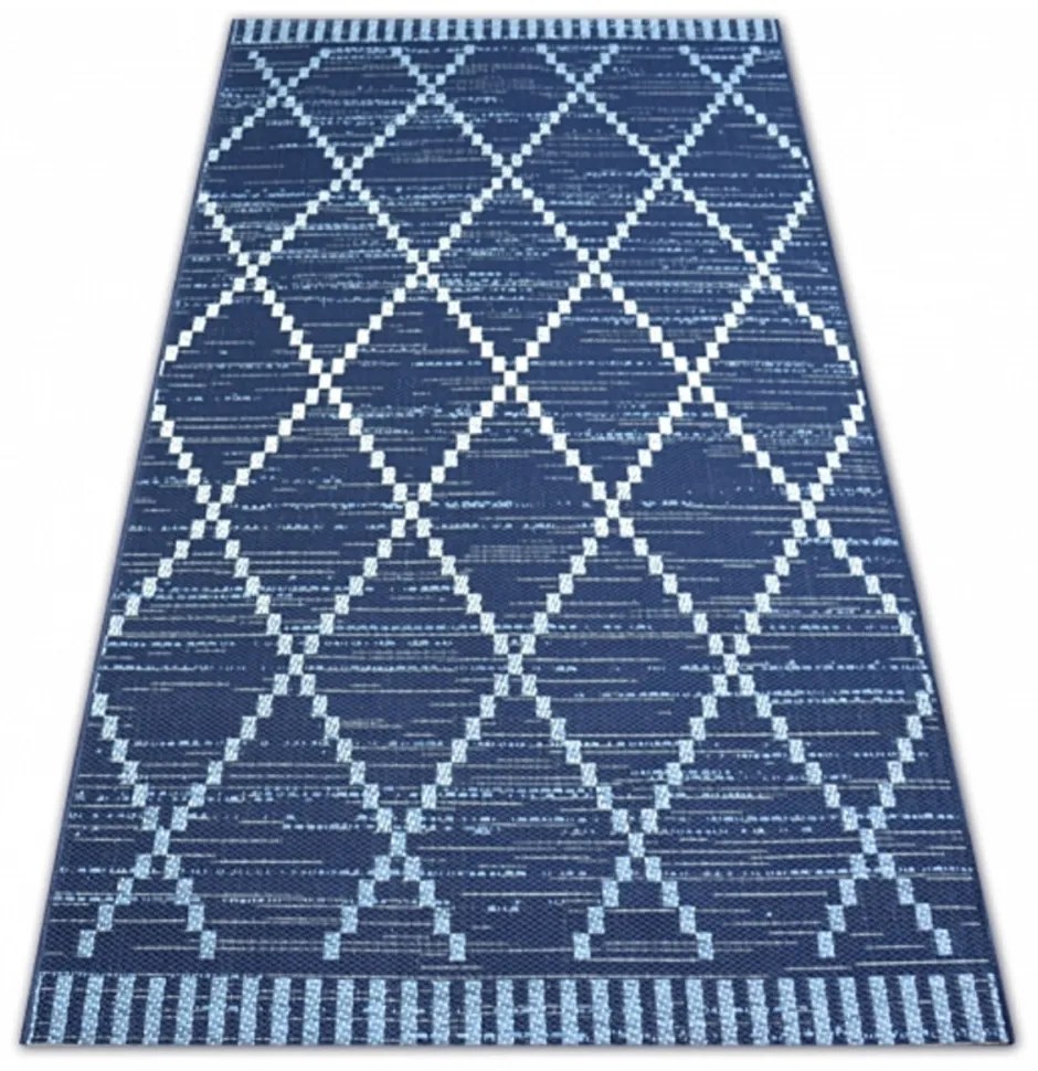 Kusový koberec Rombo modrý, Velikosti 60x110cm