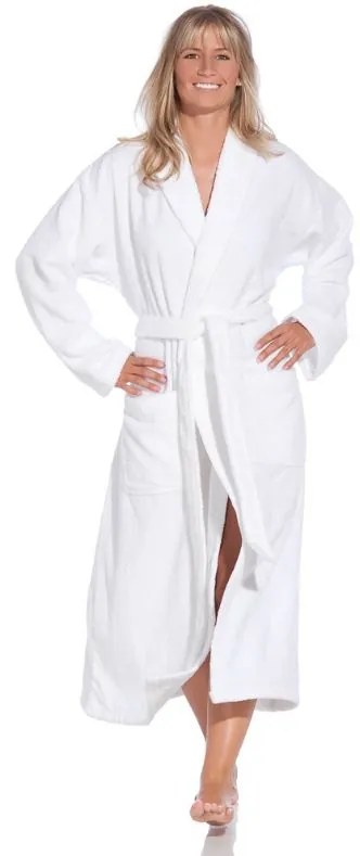 VOSSEN Luxusný župan, veľkosť L/XL - biely