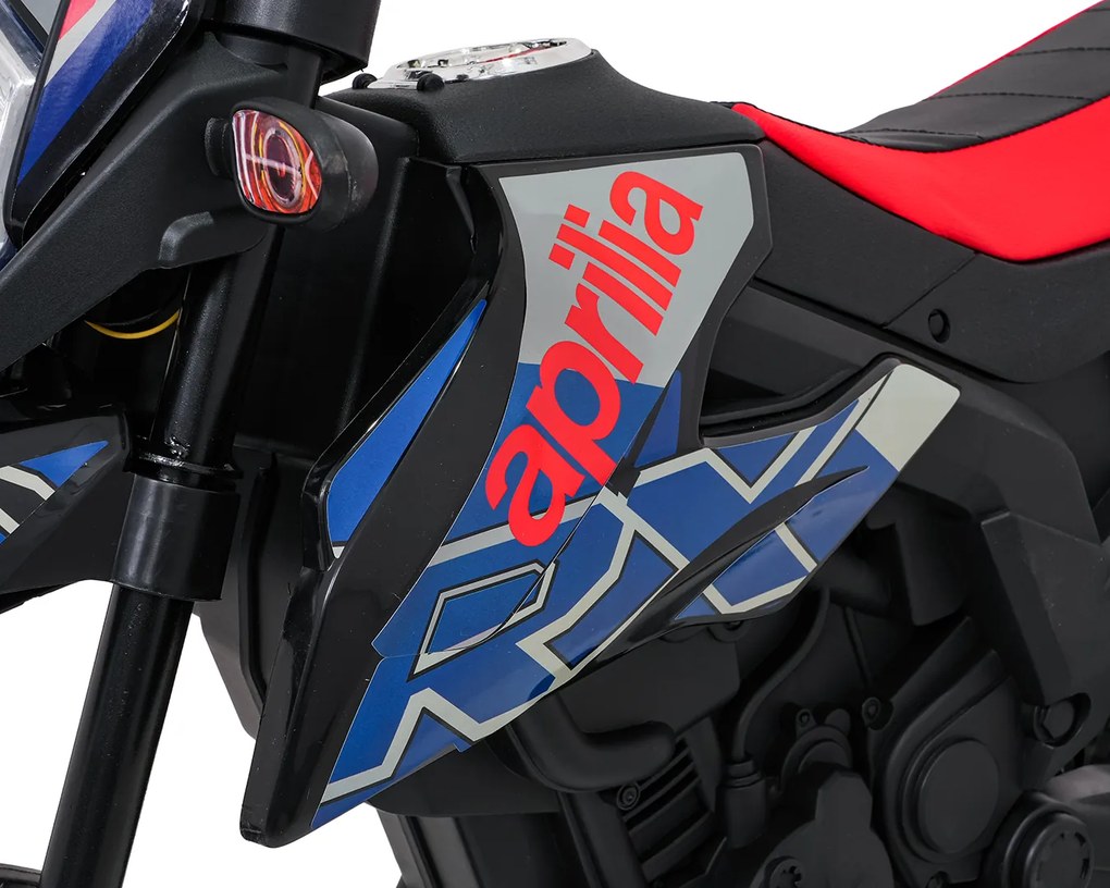 Ramiz Detský motocykel Aprilia RX modrý