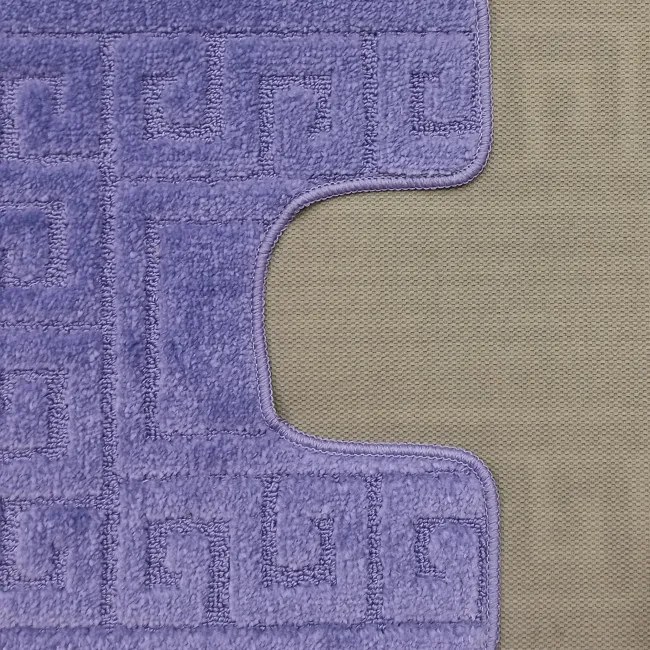 Sada kúpeľňových koberčekov Montana Ethnic Dark Lilac