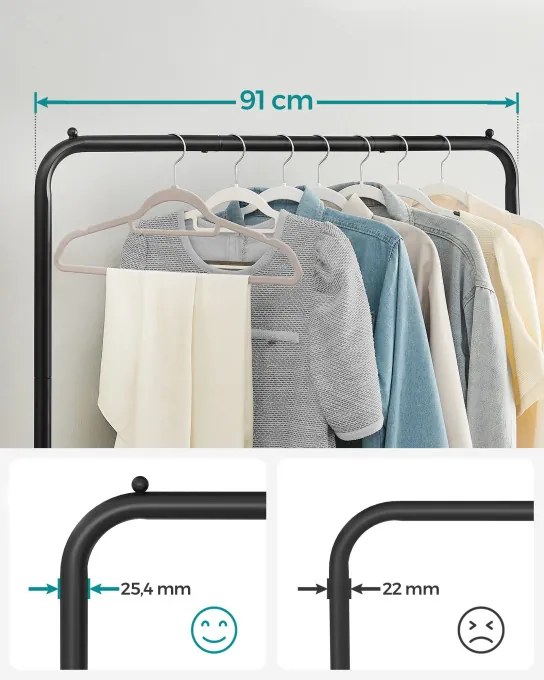 Vešiakový stojan HSR25BKV1