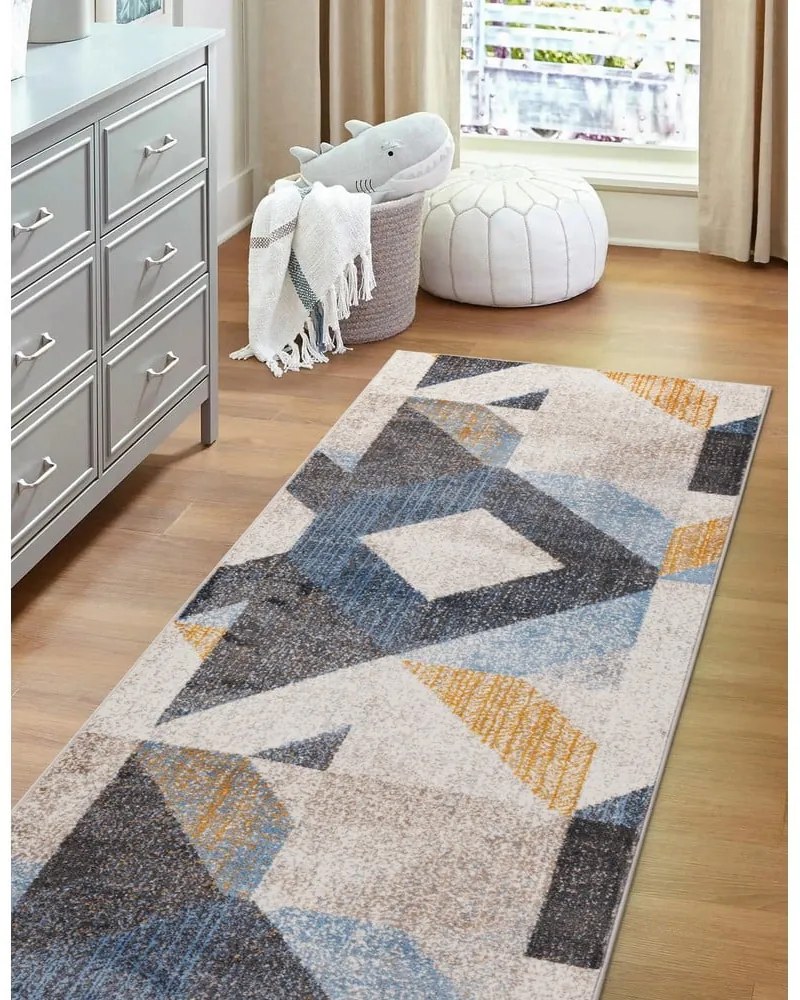 Svetlosivý behúň 80x300 cm Soft Halleby – FD