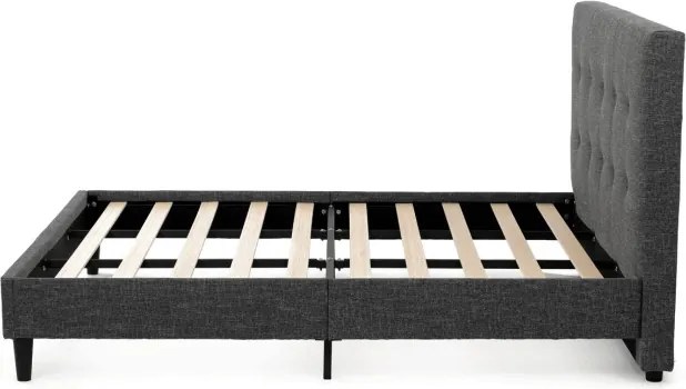 Manželská posteľ sivá 180x200 cm BED-M180 GREY2